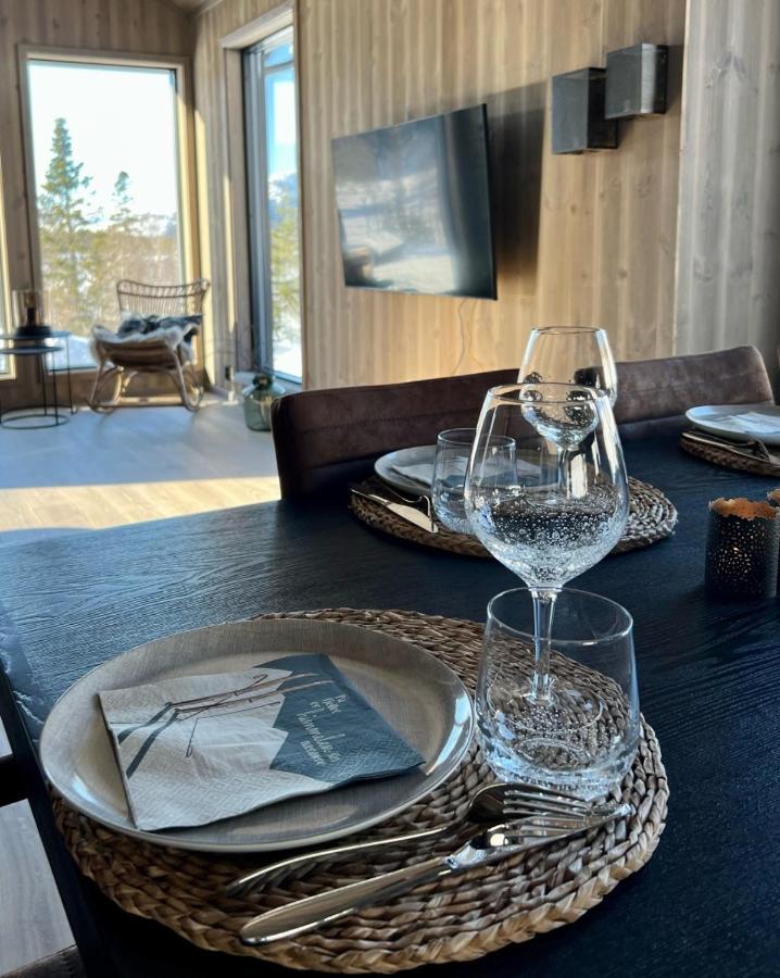 Brand New Cabin On The Sunny Side Of Gaustatoppen With A Great View Tuddal Eksteriør bilde