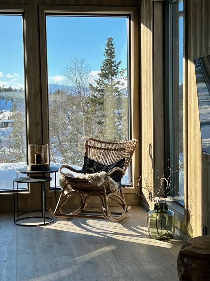 Brand New Cabin On The Sunny Side Of Gaustatoppen With A Great View Tuddal Eksteriør bilde