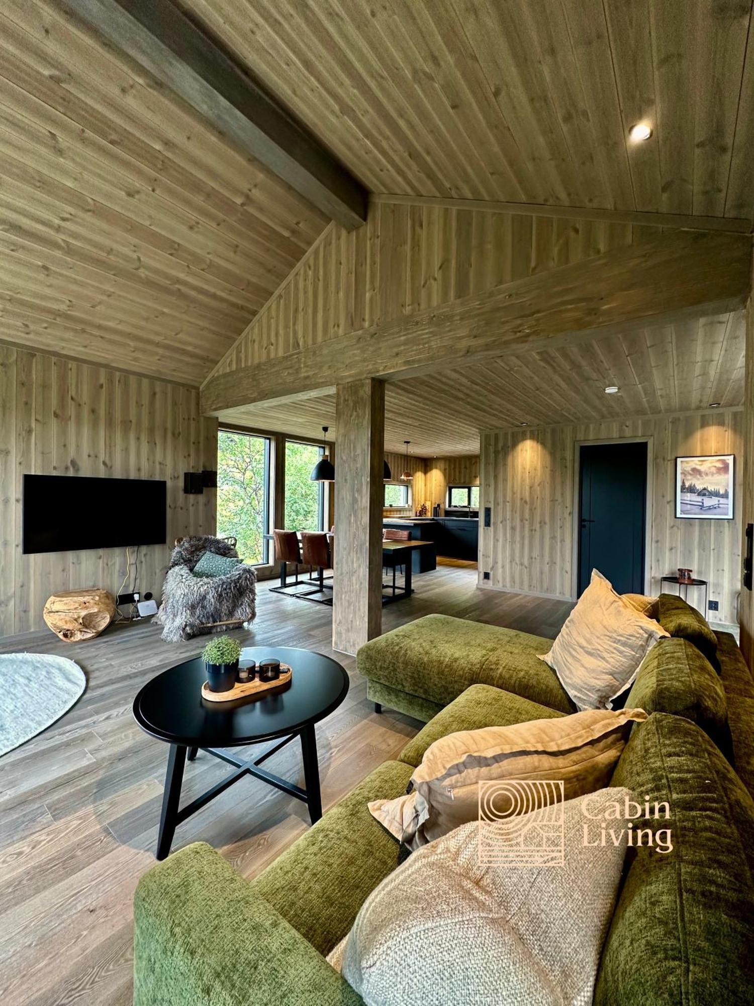 Brand New Cabin On The Sunny Side Of Gaustatoppen With A Great View Tuddal Eksteriør bilde