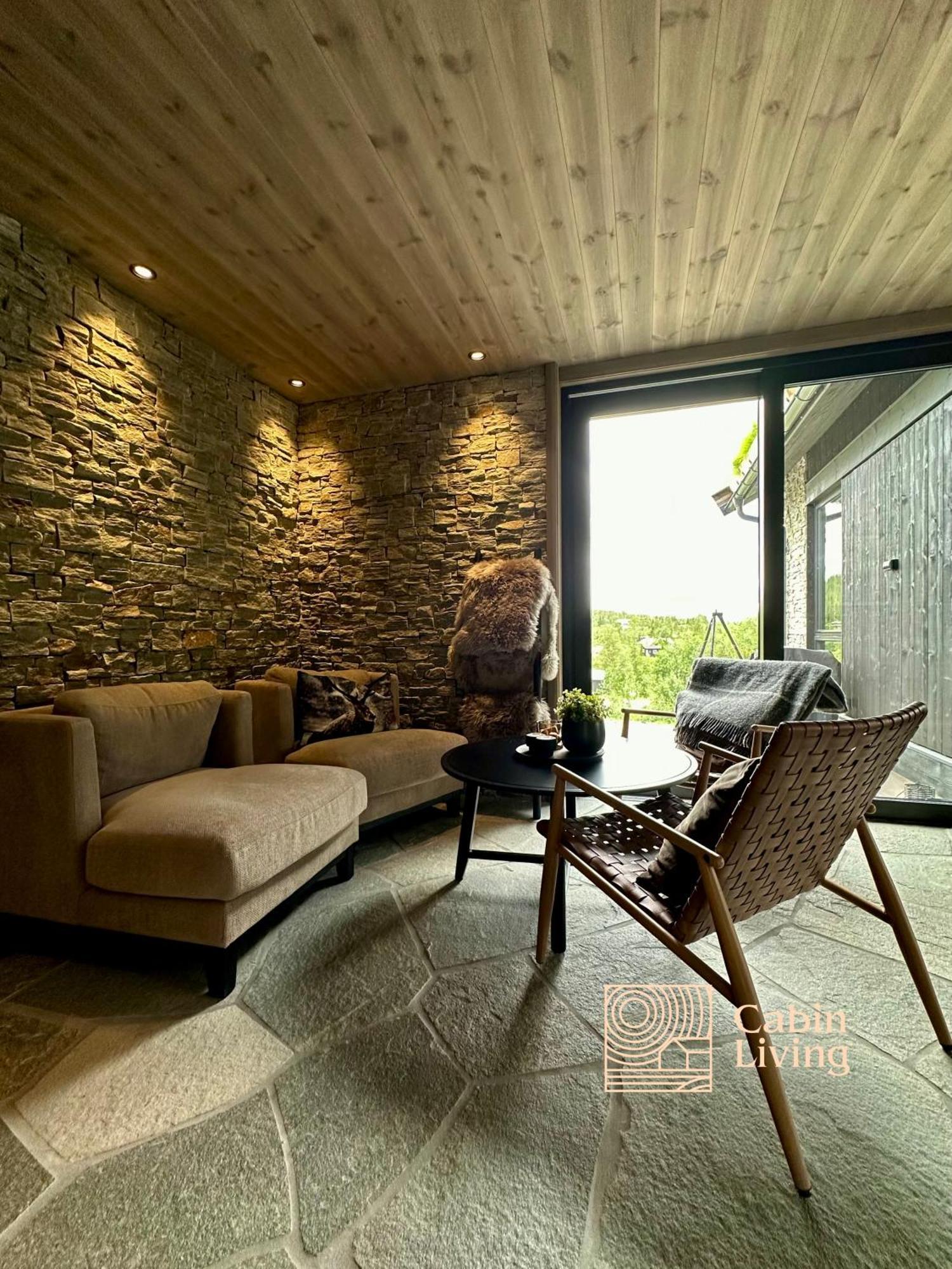 Brand New Cabin On The Sunny Side Of Gaustatoppen With A Great View Tuddal Eksteriør bilde